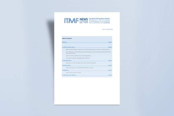 ITMF Newsletter – No. 39